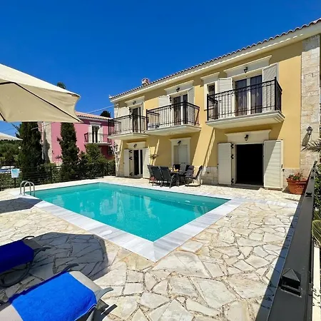 Vilă 3 Bedroom Villa, Private Pool, Sea Views, Kefalonia Tzamarelata